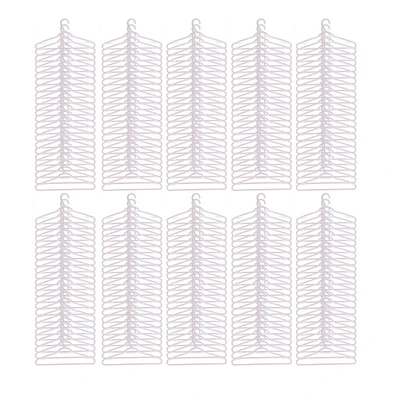 neatfreak! White Plastic Hanger Case of 120 Hangers