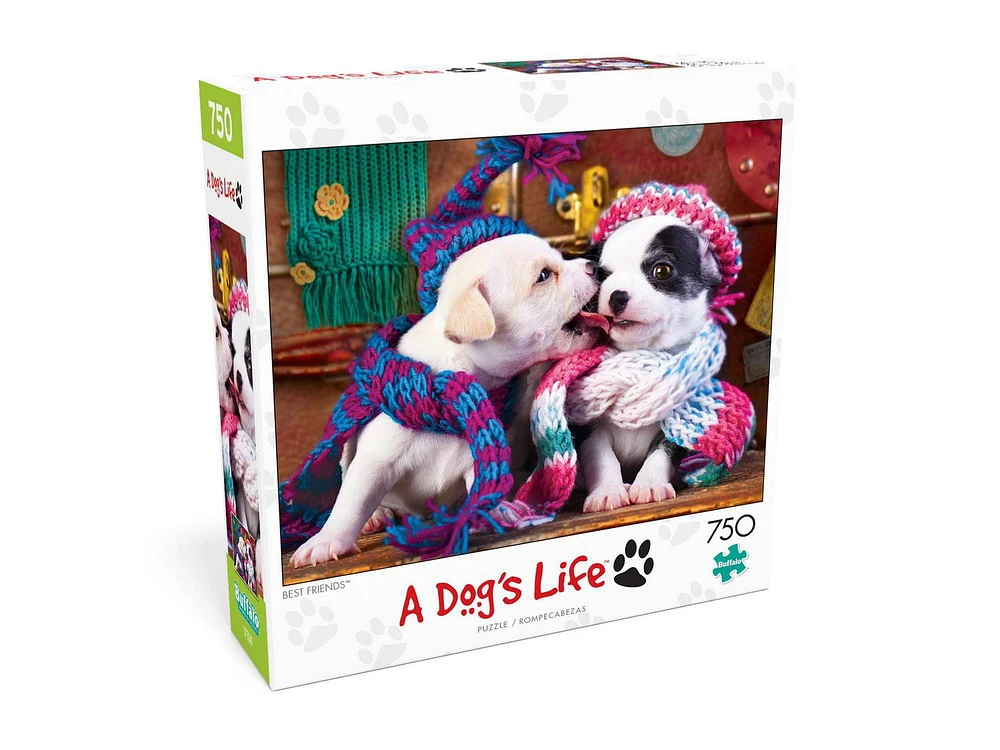 Buffalo Games A Dog's Life Le puzzle Best Friends en 750 pièces