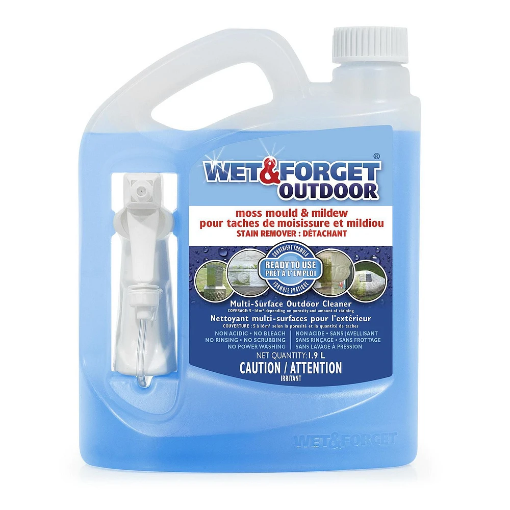 Wet & Forget Ready to Use Moss Mould & Mildew Stain Remover, Mould & Mildew Stain Remover