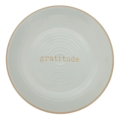 Hometrends Stoneware Appetizer Plates, Aragon, 7.5" dia.