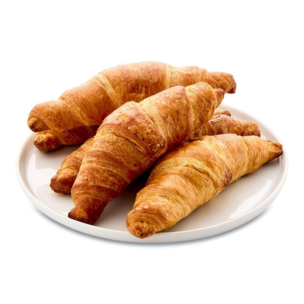 Croissants au beurre Mon marché fraîcheur 12 morceaux, total de 696 g