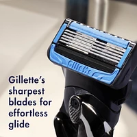 Gillette ProGlide Chill Razor for Men, 1 Handle + 3 Blade Refills