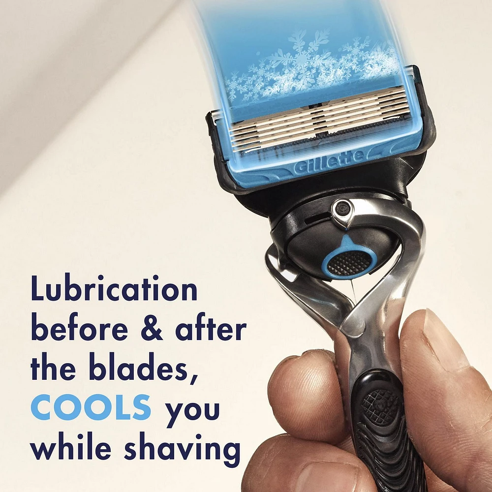 Gillette ProGlide Chill Razor for Men, 1 Handle + 3 Blade Refills
