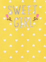 Child of Mine made by Carter's Newborn Girls' 3-piece Set -Happy Girl