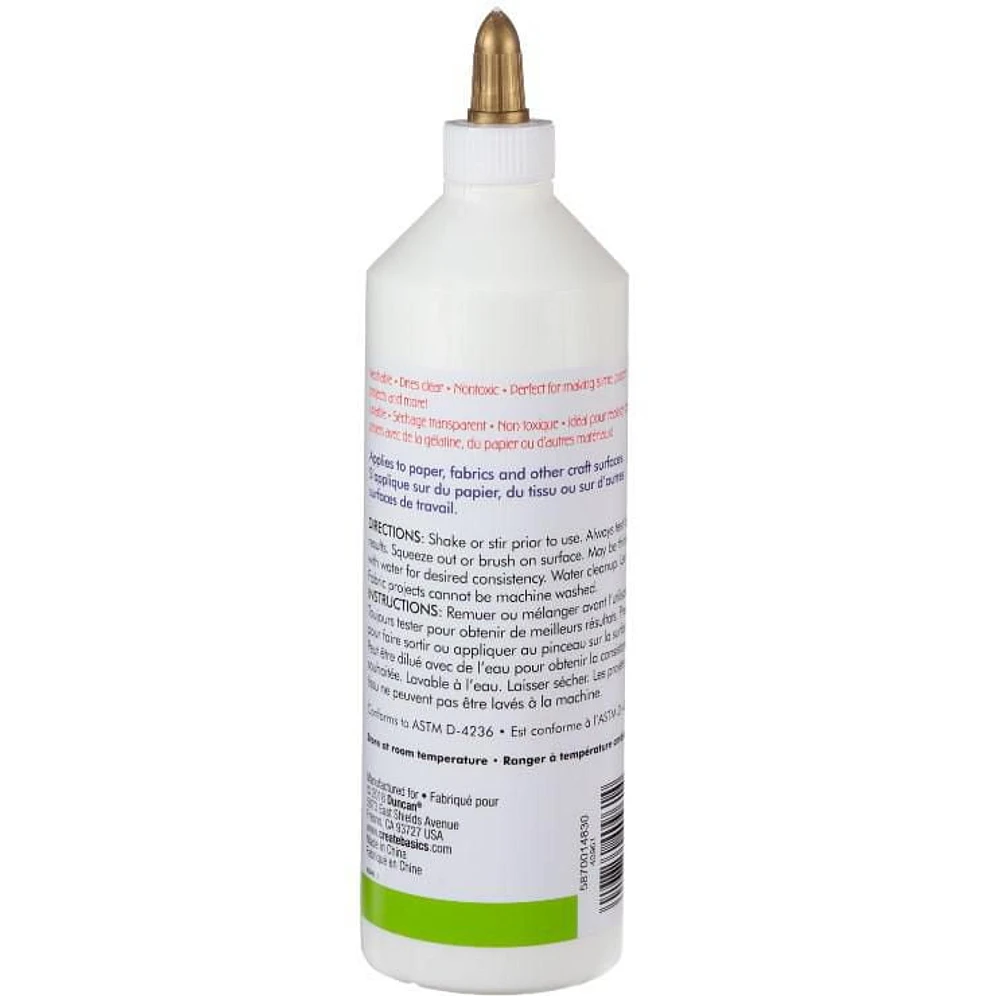 Create Basics White Glue, 16 Oz., White Glue 16oz