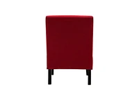 Topline Home Furnishings Red Slipper Accent Chair