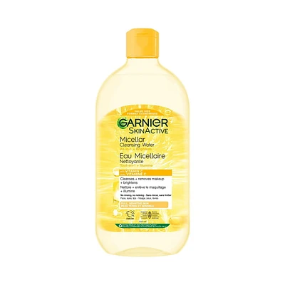 Garnier Micellar Water, Makeup Remover, All-In One Cleanser, with Vitamin C, 700 mL