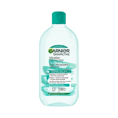 Garnier Micellar Water, Makeup Remover, All-In One Cleanser, 700 mL, Normal to Sensitive Skin