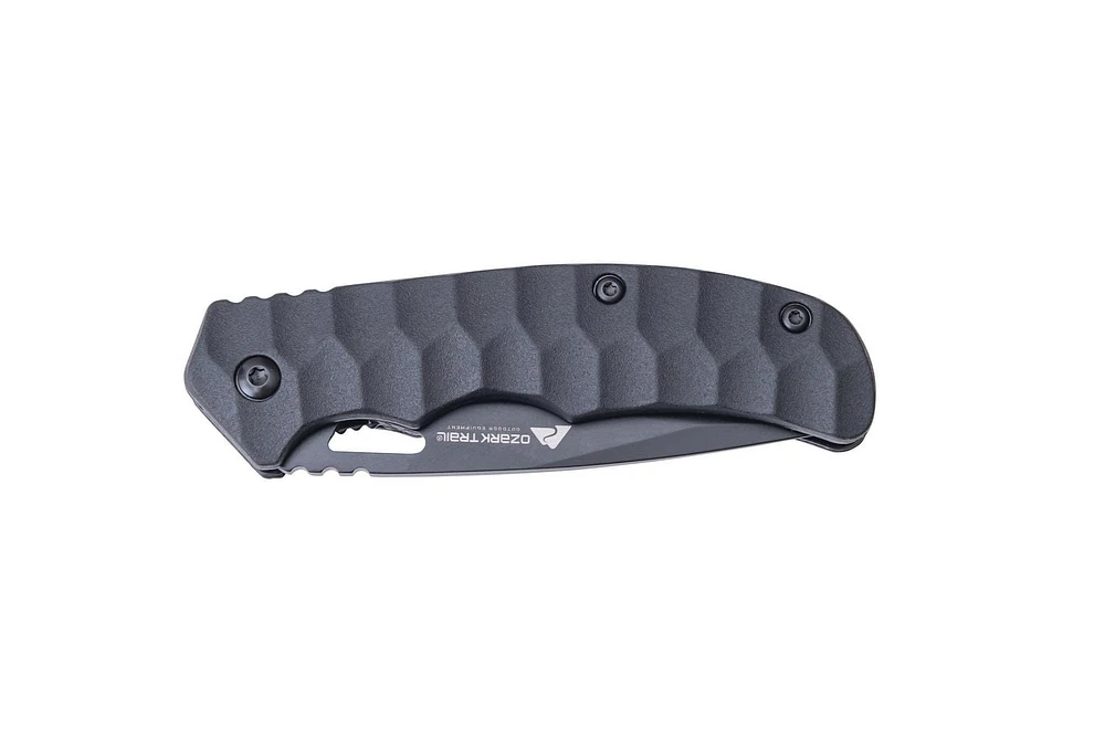 Ozark Trail Ribbed Handle Folding Knife