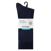 Lot de 3 paires de mi-chaussettes habillées George pour hommes