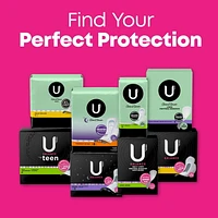 U by Kotex Lightdays PLUS, protège-dessous, régulier, sans parfum 80 Unités