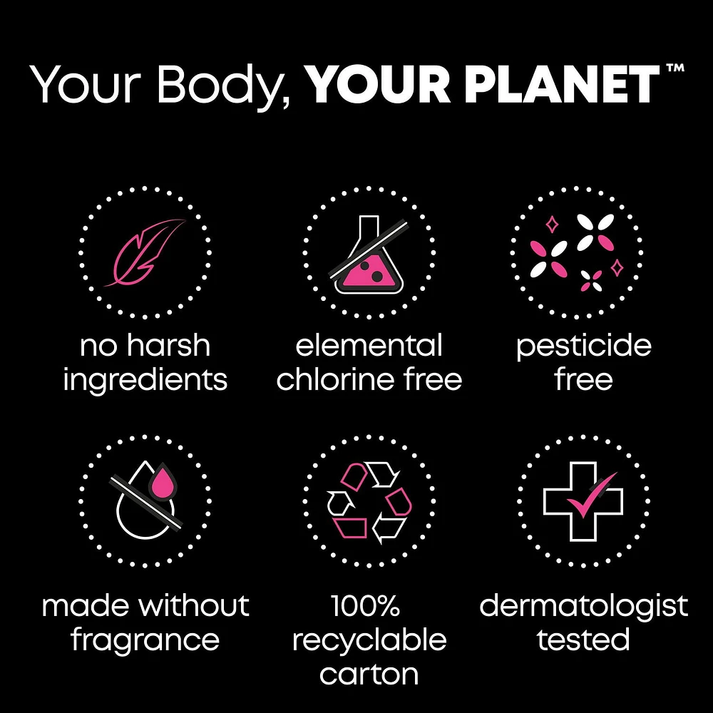 U by Kotex Lightdays PLUS, protège-dessous, régulier, sans parfum 80 Unités