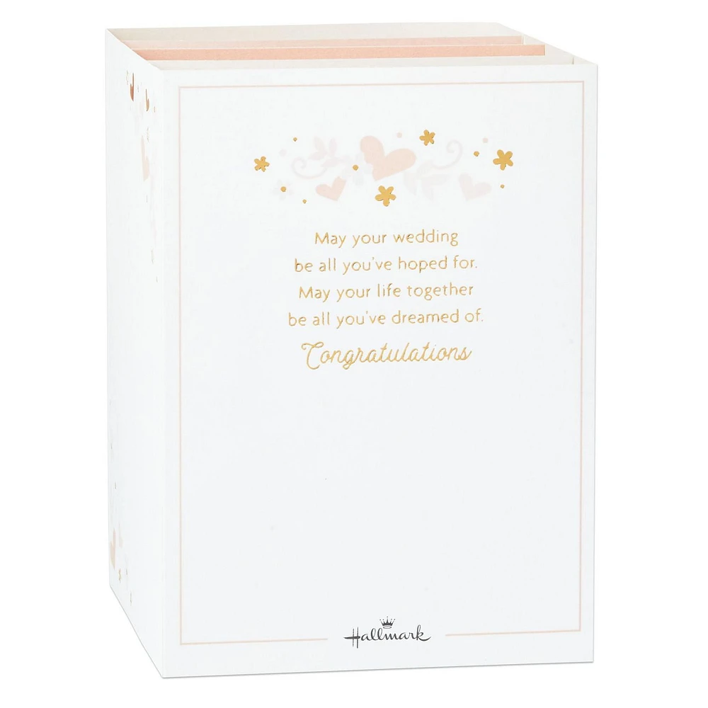 Hallmark Paper Wonder Pop Up Wedding Card (Mr. and Mrs.)