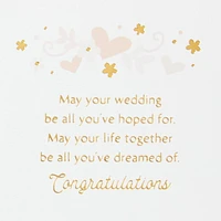 Hallmark Paper Wonder Pop Up Wedding Card (Mr. and Mrs.)