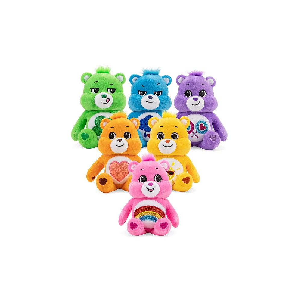 Care Bears 22,9 cm en peluche scintillante – Cheer Bear