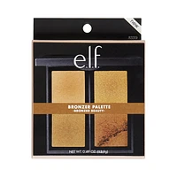 e.l.f. Cosmetics Bronzer Palette, Bronzed Beauty, Bronzer Palette, 13.9g