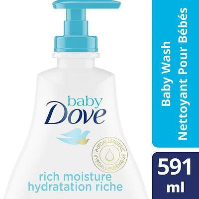 Baby Dove Tip to Toe Rich Moisture Wash, 591 ml Body Wash