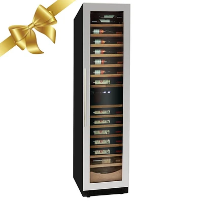 Kenmore Elite 111 Bottle Wine Fridge, Dual Zone 18" Built-In/Freestanding