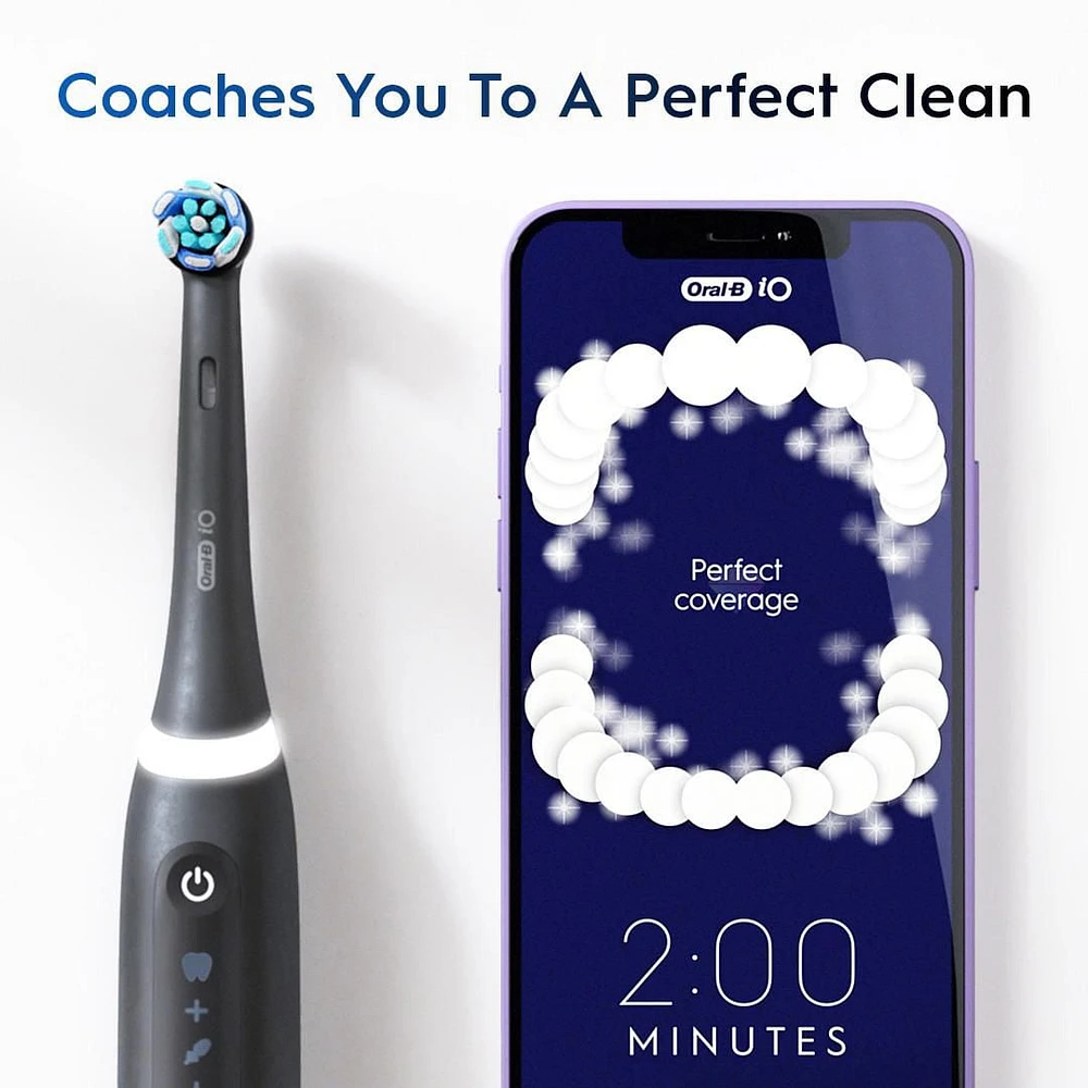 Oral-B iO Series 5 Electric Toothbrush with (1) Brush Head, Rechargeable, Black