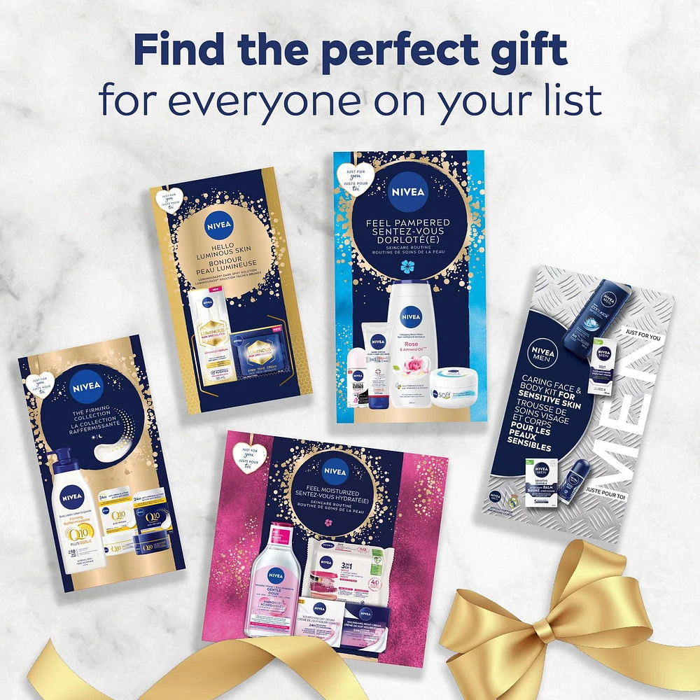 NIVEA Sentez-Vous Hydraté(e) Coffret cadeau de routine de soins de la peau