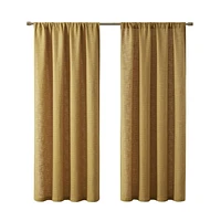 Better Homes & Gardens Panneau de Rideau Filtrant la Lumière Tissé Flammé, 132 x 213 cm Rideau Flammé Texturé
