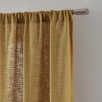 Better Homes & Gardens Panneau de Rideau Filtrant la Lumière Tissé Flammé, 132 x 213 cm Rideau Flammé Texturé