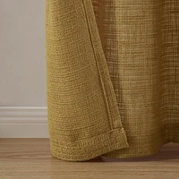 Better Homes & Gardens Panneau de Rideau Filtrant la Lumière Tissé Flammé, 132 x 213 cm Rideau Flammé Texturé