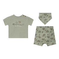 Disney Lion King Shorts Set w/Bib 