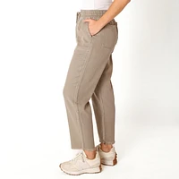 DV Frayed hemmed drawstring Joggers with deep pockets