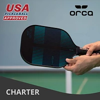 Charter Performance Series Fiberglass Pickleball Paddle - Starter Edition - 7.65 oz Paddles -by Orca