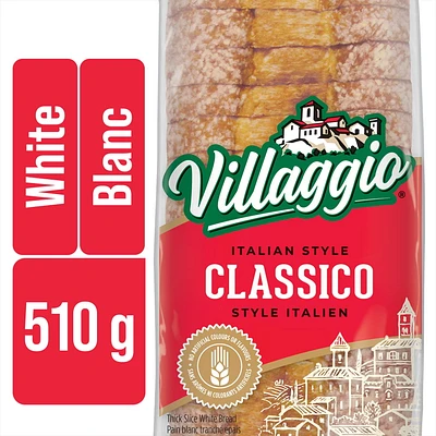 Pain blanc tranché épais de style italien Classico Villaggio® 510g