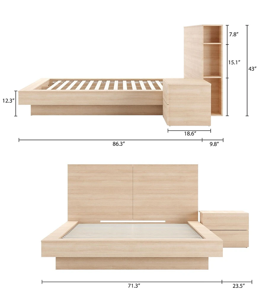 Nexera Marconi 3-Piece Bedroom Set