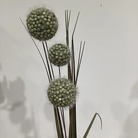 GRASS BALL SPRAY X 3, ARTIFICIAL FLOWERS