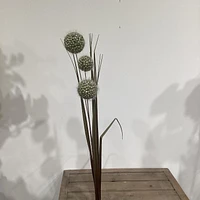 GRASS BALL SPRAY X 3, ARTIFICIAL FLOWERS