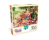 Buffalo Games Adorable Animals Picnic Raiders 300 Piece Jigsaw Puzzle