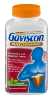 Gaviscon Max Relief Chewable Foamtabs Peppermint with Cooling Action, 50 Chewable Foamtabs