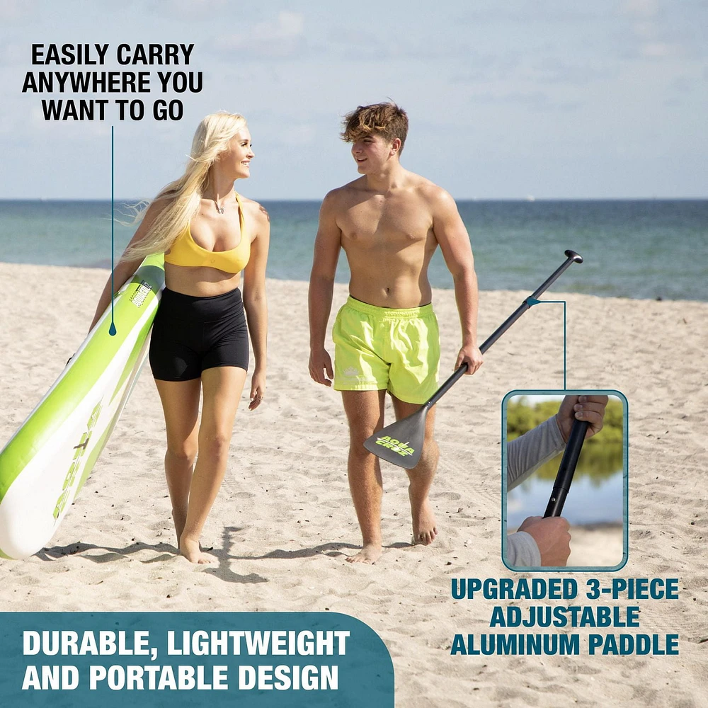 Aquacruz Suncruzer 9.5 ft. Inflatable Stand Up Paddle Board Set with Accessories