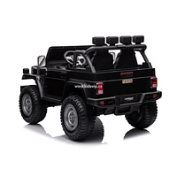 KidsVIP Licensed Toyota 2-Seater 24V Powered 4x4 Premium Ride-On Truck w/ Rubber Wheels, Music & Remote