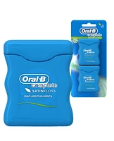 Oral-B Complete SatinFloss Dental Floss, Mint, 2 x 50 m