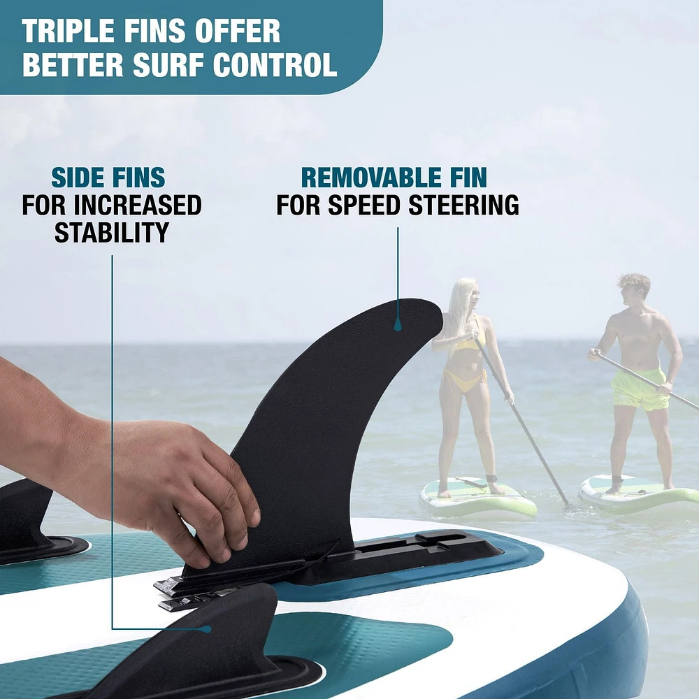 Aquacruz Suncruzer 9.5 ft. Inflatable Stand Up Paddle Board Set with Accessories