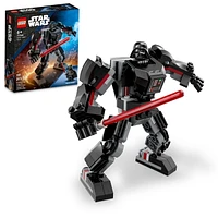 LEGO Star Wars Darth Vader Mech 75368 Buildable Action Figure Featuring a Lightsaber and a Cockpit that Opens, this Collectible Star Wars Toy, Christmas Stocking Stuffer for Kids Ages 6 and Up, Includes 139 Pieces, Ages 6+