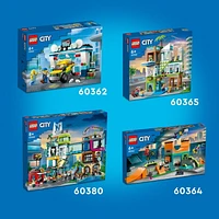 LEGO City Family House and Electric Car 60398 Building Toy Set,  Includes a Kitchen, 2 Bedrooms, Greenhouse, Solar Panels Plus 3 Minifigures and a Puppy, Gift Idea for Ages 6+