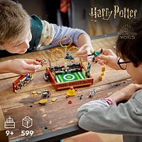 LEGO Harry Potter Quidditch Trunk 76416 Buildable Harry Potter Toy; Birthday Gift Idea for Kids Aged 9+; Open the Buildable Box to Reveal a Quidditch Playing Arena; Includes 4 Customizable Minifigures, Includes 599 Pieces, Ages 9+