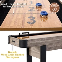 Barrington 96" Elmhurst Shuffleboard Table with 8-Puck Set