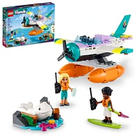 LEGO Friends Sea Rescue Plane 41752 Building Toy, Creative Fun for Girls and Boys Ages 6+, Includes 2 Mini-Dolls and a White Whale Plus Lots of Accessories, A Fun Gift for Kids Who Love Sea Life