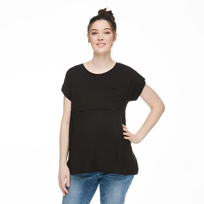 T-shirt de style nuisette Paisley Sky Maternité