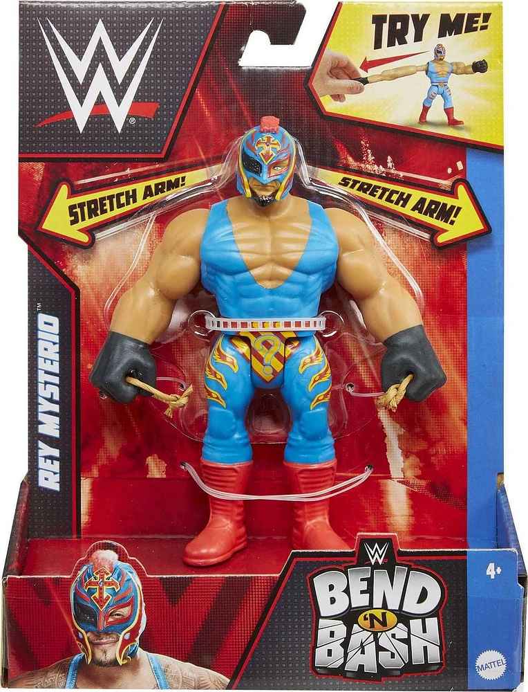 WWE – Bend 'N Bash – Figurine articulée – Rey Mysterio