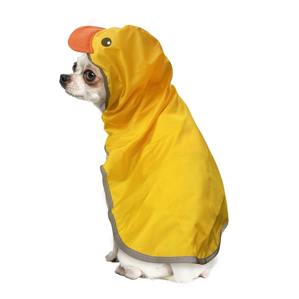 Fetchwear Dog Clothes: Duck Raincoat, Size S