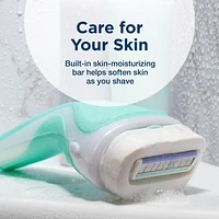 Schick Intuition Naturals Sensitive Care Womens Razor Refills with Vitamin E & Aloe, 3 Refills