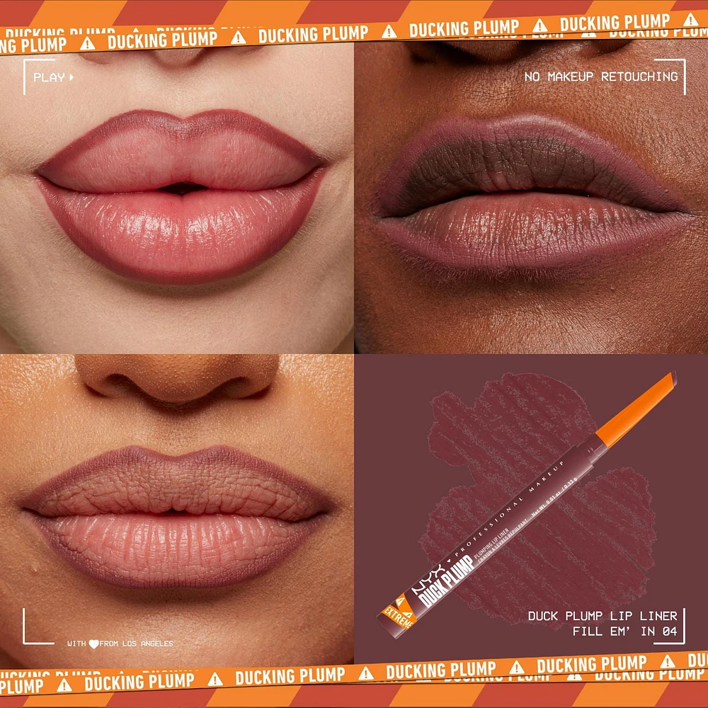 NYX Professional Makeup Crayon à lèvres repulpant Duck Plump Avec gingembre & capsicum